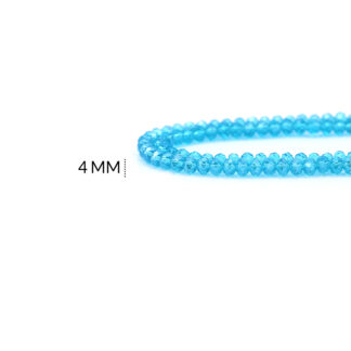 Róndela azul zafiro boreal 4mm