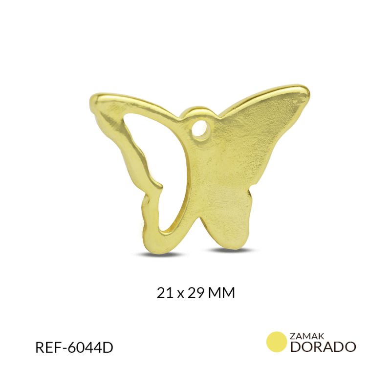 DIJE ZAMAK MARIPOSA 21x29 MM / x UND / Ref-6044D