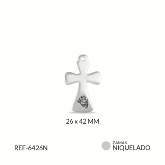 Cruz zamak rostro cristo 26x42mm x und
