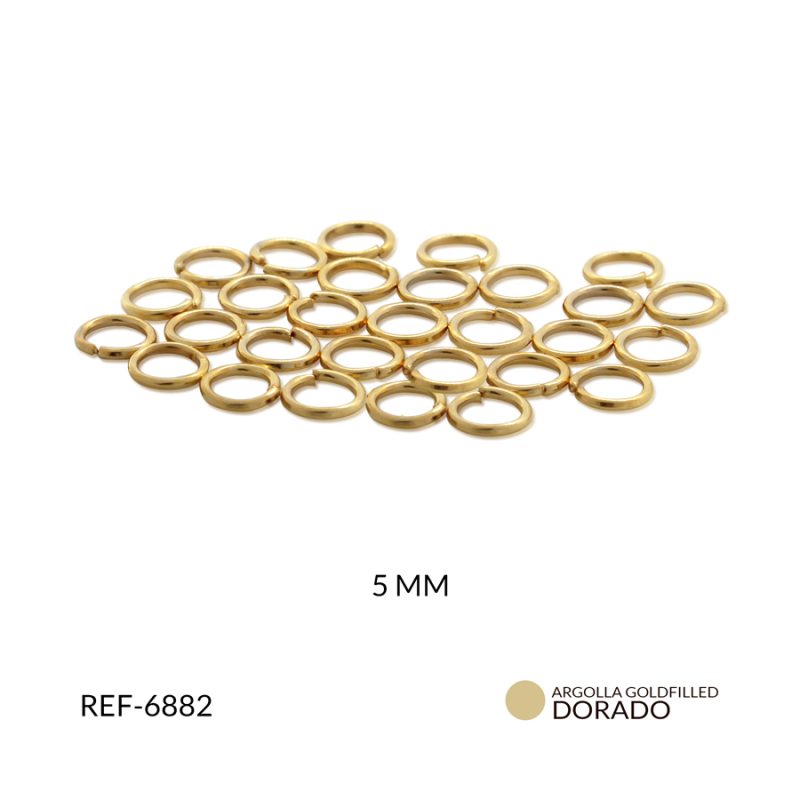 Argolla delgada gold filled 5mm x 2grms