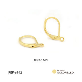 Anzuelo catalan goldfilled 10x16mm x 2gramos