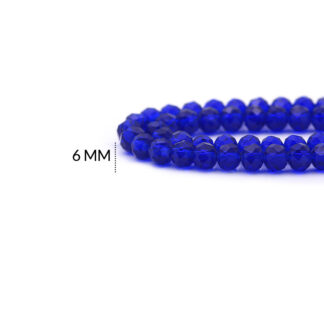 Róndela azul rey traslucida 6mm
