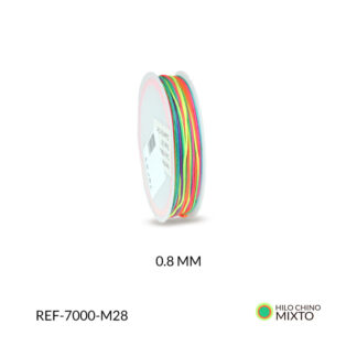 Hilo chino mixto 0.8mm rollo x10 metros