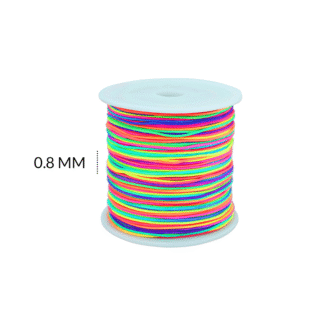 Hilo chino mixto 0.8mm rollo x90 metros aproximado