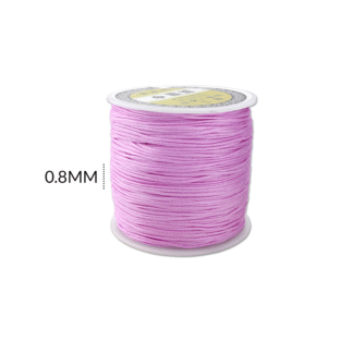 Hilo chino rosado 0.8mm rollo x90 metros