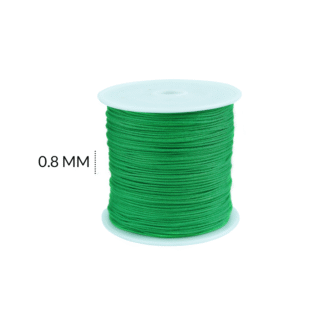 Hilo chino verde 0.8mm rollo x90 metros