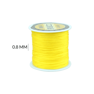 Hilo chino amarillo 0.8 mm rollo x90 metros