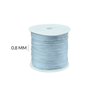 Hilo chino gris claro 0.8mm rollo x90 metros