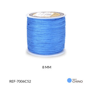 Hilo chino azul 0.8 mm rollo x90 metros aproximado