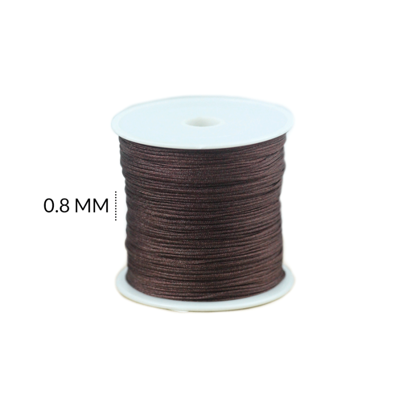 Hilo chino café / rollo x 90 mt aprox / Ref-7006C7 / Ref-7006C7