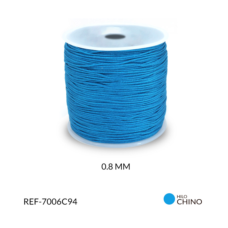 Hilo Chino azul 0.8 mm / Rollo x 90 metros / Ref-7006C94