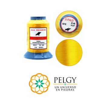 Hilo búfalo amarillo bandera calibre 46 rollo x40 gramos