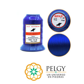 Hilo búfalo azul rey B-46 x rollo