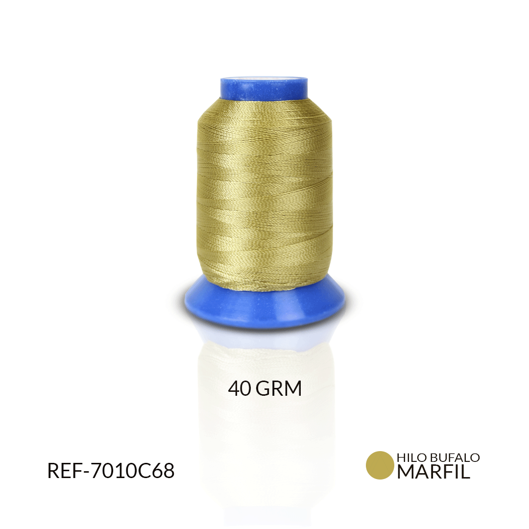 Hilo búfalo marfil calibre 46 rollo x40 gramos