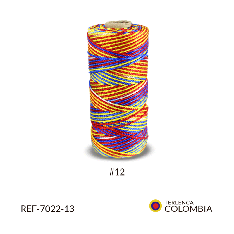Hilo terlenca mixto #12 / x rollo ( 100 gramos aproximados ) / REF-7022-13