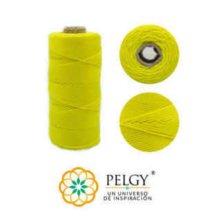Hilo terlenca amarillo #12 rollo x100 gramos