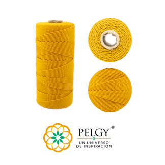 Hilo terlenca amarillo B #12 rollo x100 gramos