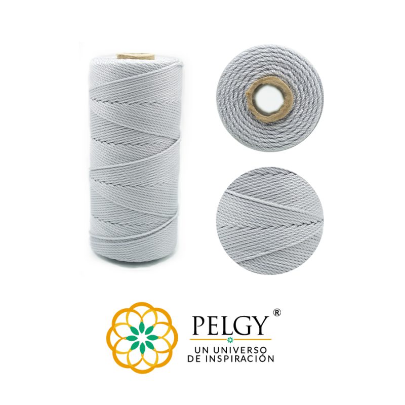 Hilo terlenca #12 gris claro (35) / por rollo / Ref-7022C35 / REF-7022C35