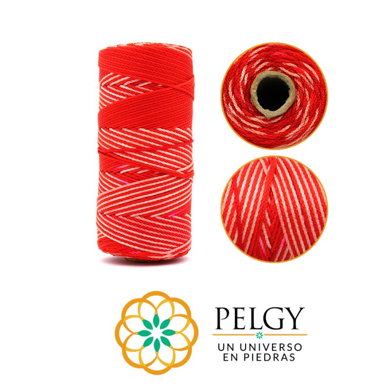 HILO TERLENCA # 15 MIXTO ROJO (15) / x ROLLO / ref -7023-15