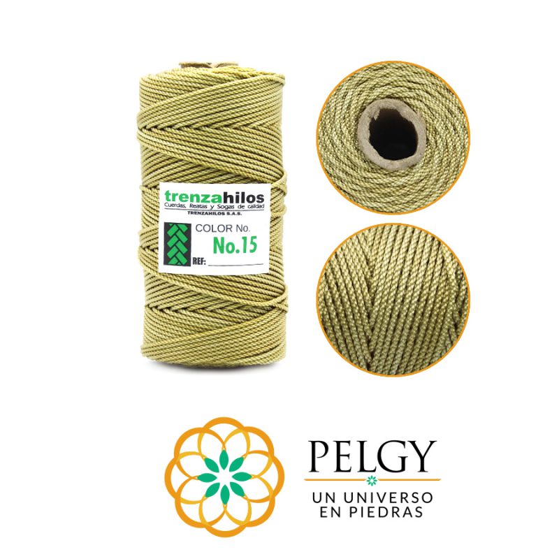 HILO TERLENCA # 15 BEIGE (20) / x ROLLO / ref - 7023C20