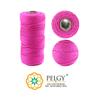 Hilo terlenca fucsia claro #15 rollo x100 gramos