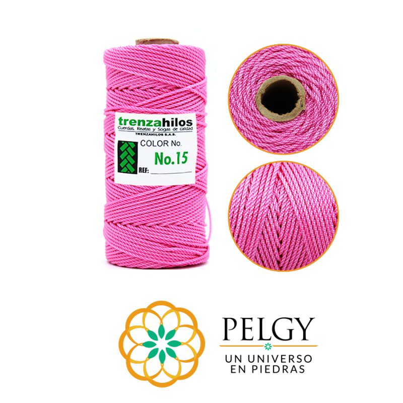 HILO TERLENCA # 15 ROSADO ROSA (4) / x ROLLO / ref - 7023C4