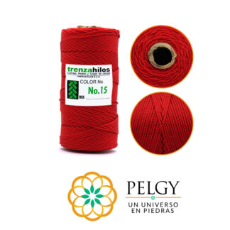 Hilo terlenca #15 color rojo bandera x rollo