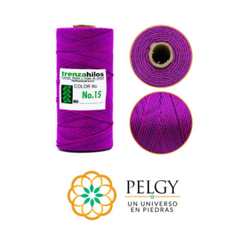 Hilo terlenca morado violeta #15 rollo x100 gramos
