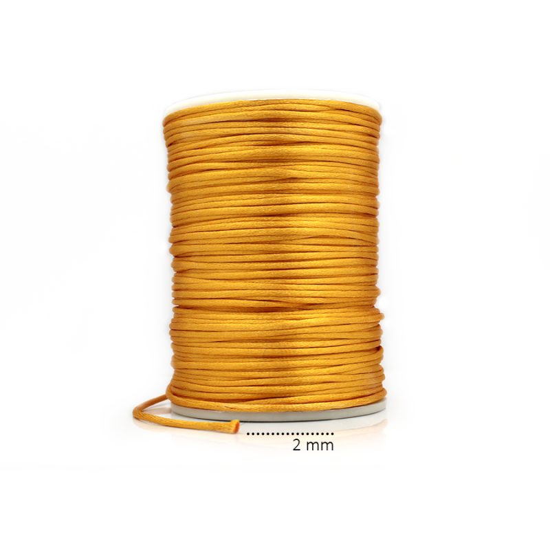CORDÓN SEDA MIEL (21) 2 MM / X ROLLO 130 MTR APROX / REF - 7040C21 / ref - 7040C21