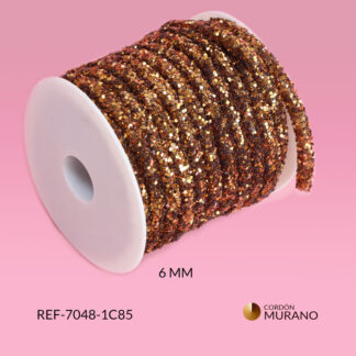 Cordon murano ocre 6mm x metro