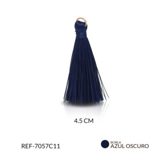 Borla hilo azul turquie 4.5cm paquete x2 unidades