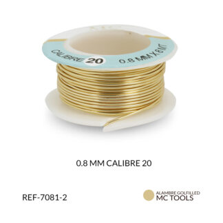Alambre joyería #20 0.8mm x rollo