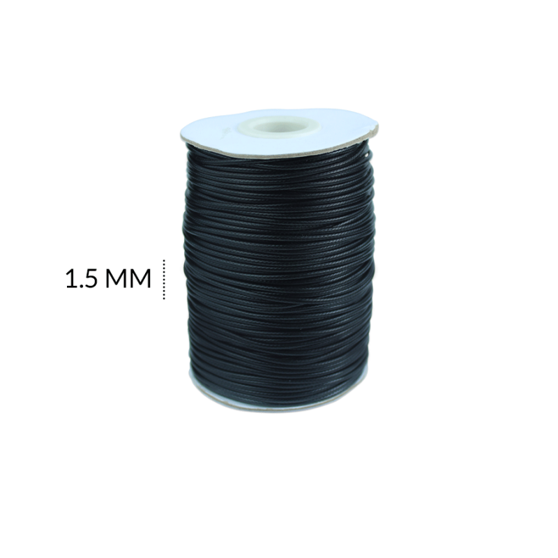 Cuero vibora color negro 1.5 MM / rollo x 90 metros aproximado / REF-7171NN