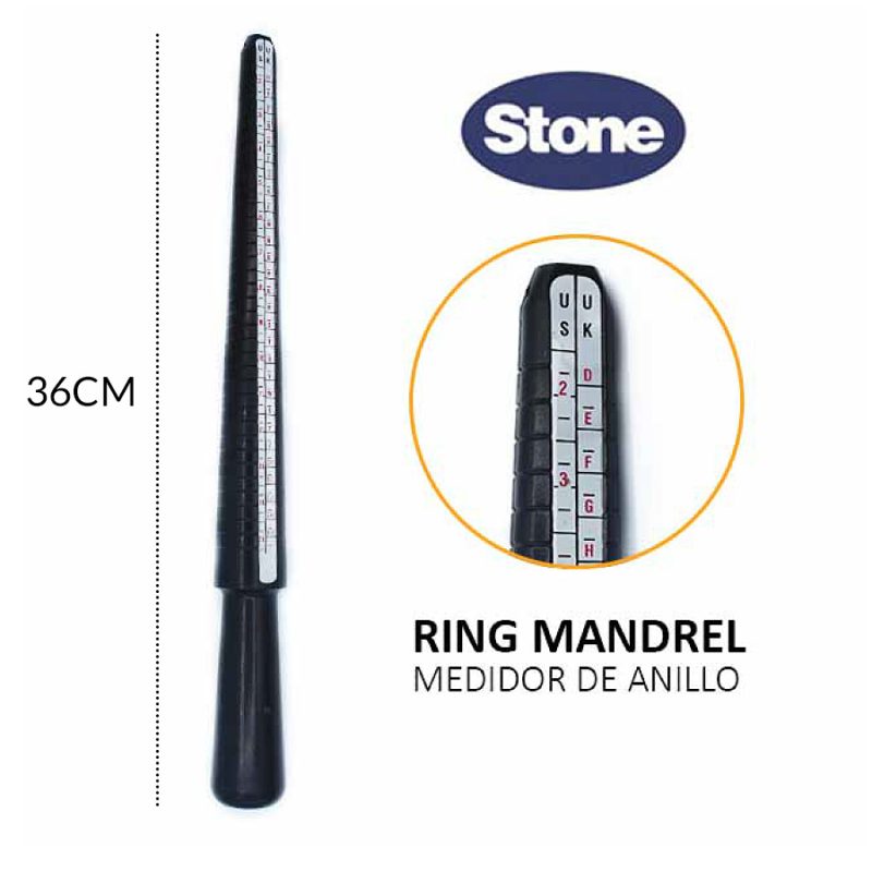 Anillero plastico stone / x unidad / ref-8671 / Ref-8671