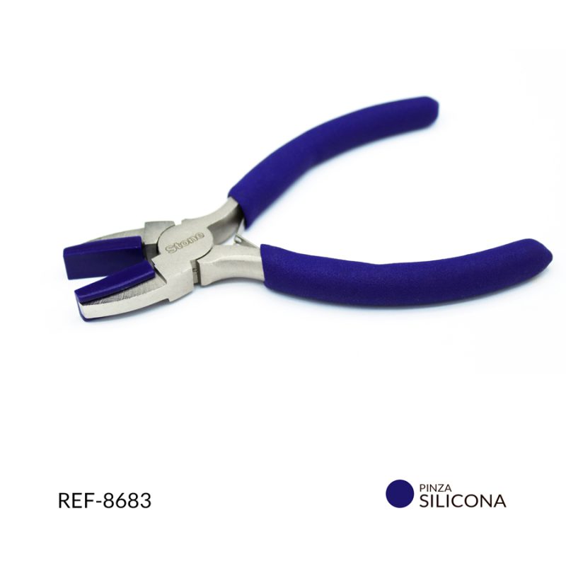 Pinza silicona nylon stone x unidad