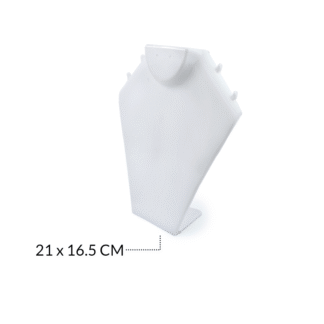 Exhibidor cuello acrílico plano 16.5 x 21 cm x und