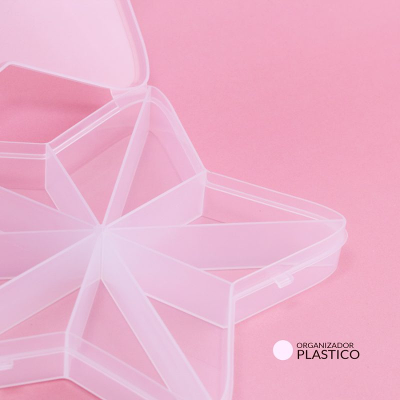Organizador plástico estrella 18x17cm / x unidad / Ref-8745-7 / Ref-8745-7