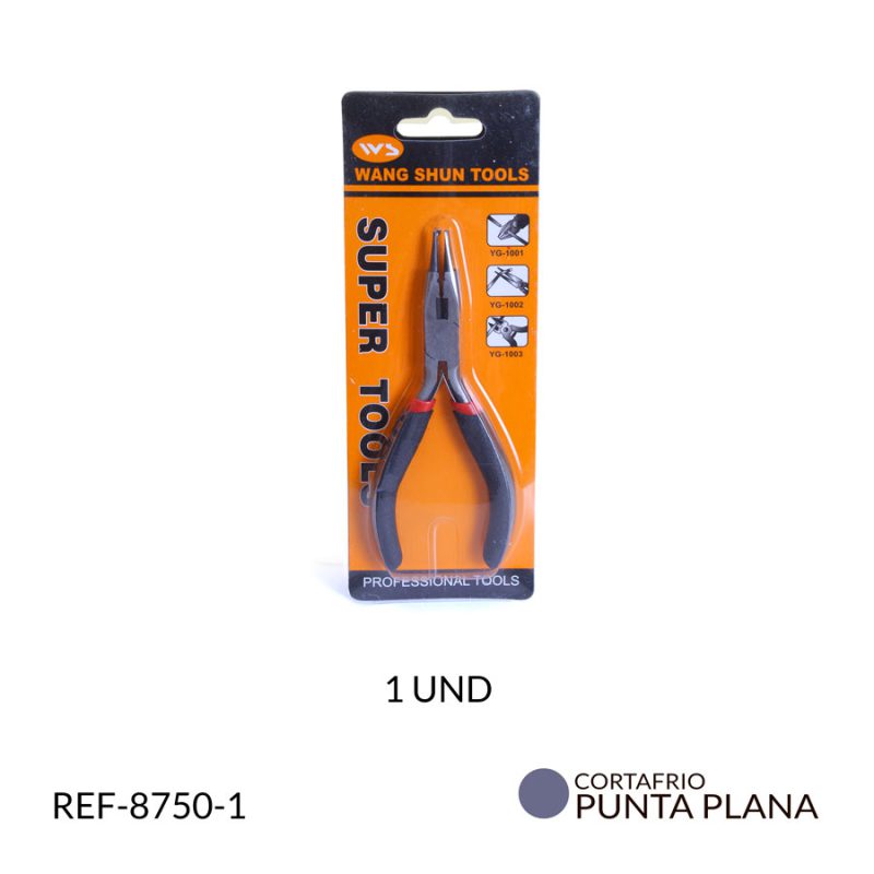 PINZA PUNTA REDONDA CORTAFRIO/ x UND / Ref-8750-1