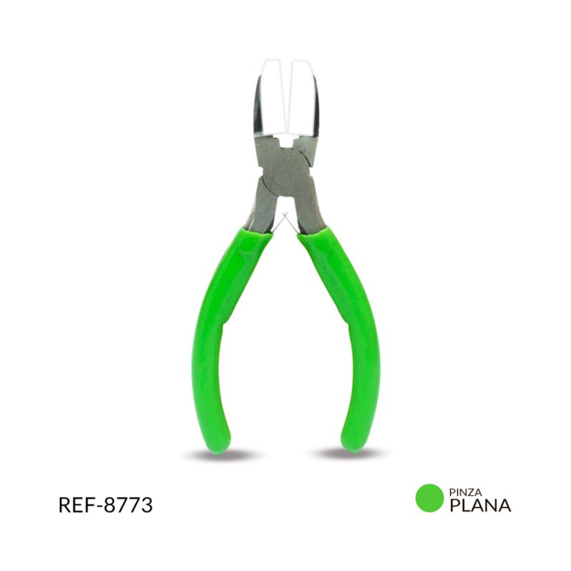 Pinza plana silicona / x unidad / Ref-8773 / Ref-8773