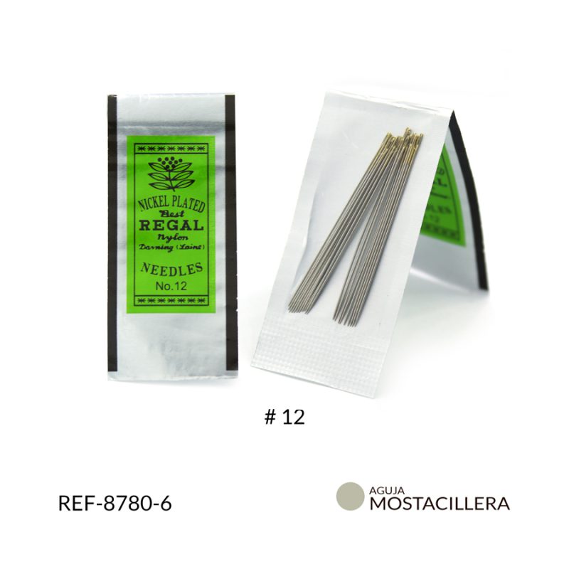 Aguja mostacillera #12 / x paño / Ref-8780-6