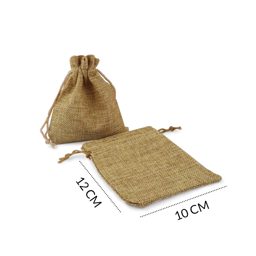 Bolsa yute 10x 2cm x unidad