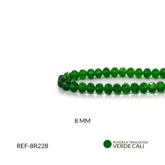 Róndela verde Cali traslucida 6mm