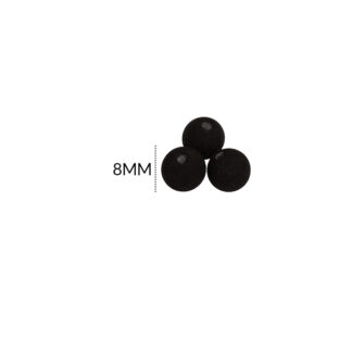 Bola neopreno liso negro #8 x 100und