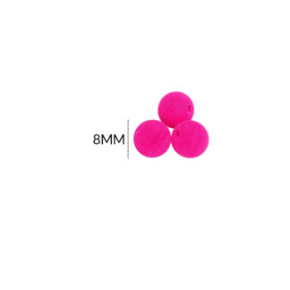 Bola neopreno liso fucsia 8mm paquete x12 unidades