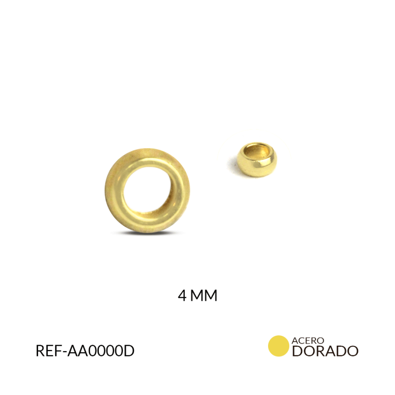 Separador acero arandela Juliana 4mm / paquete x 12 unidades /