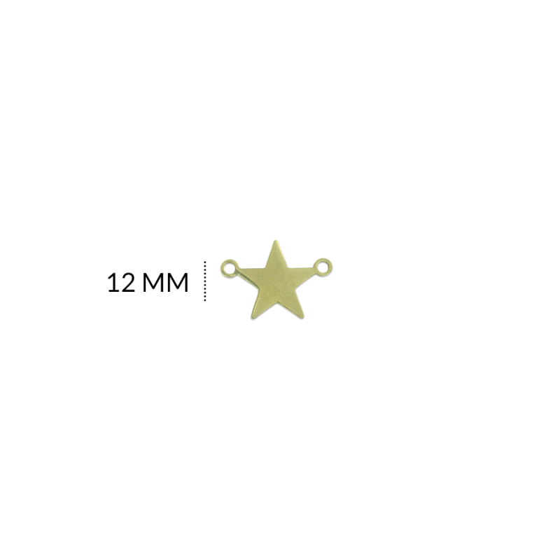 CENTRO PULSERA ACERO ESTRELLA / color dorado / x und / REF- AC0116D