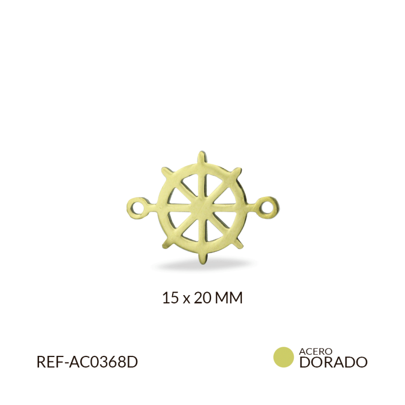CENTRO DE PULSERA ACERO TIMON /x und / REF-AC0368D