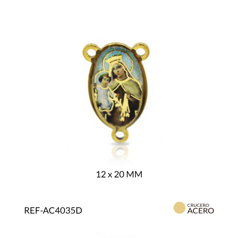 Crucero acero virgen del carmen x unid
