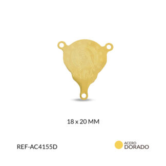 Crucero Acero Rostro Virgen 18x20mm x Und