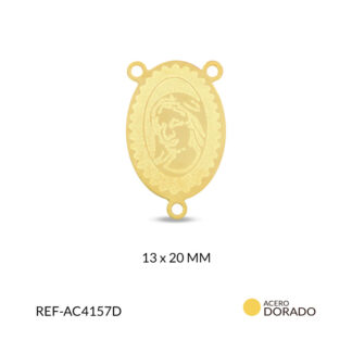 Cruce Acero Rostro Virgen13x20mm x Und